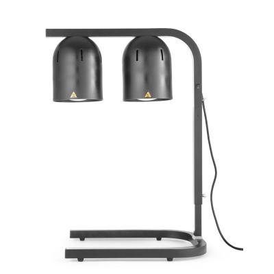 Lampa na ohřev jídla, dvojitá, HENDI, Černá, 230V/250W, 453x360x(H)790mm | 273913